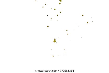 Dark Green vector layout with bright stars. Decorative shining illustration with stars on abstract template. Smart design for your business advert.