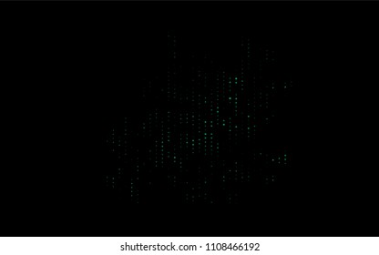 Dark Green vector  layout with circle shapes. Modern abstract illustration with colorful water drops. Completely new template for your brand book.