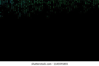 Dark Green vector  layout with circle shapes. Modern abstract illustration with colorful water drops. Completely new template for your brand book.
