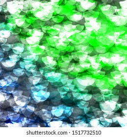 Dark Green vector layout with circle shapes. Modern abstract illustration with colorful circle shapes. Pattern for wallpapers, curtains.