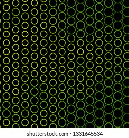 Dark Green vector layout with circles. Abstract decorative design in gradient style with bubbles. Pattern for websites, landing pages.