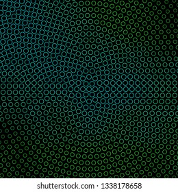 Dark Green vector layout with circles. Illustration with set of shining colorful abstract spheres. New template for your brand book.