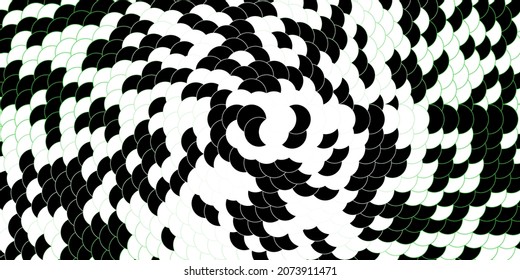 Dark Green vector layout with circles. Glitter abstract illustration with colorful drops. New template for your brand book.