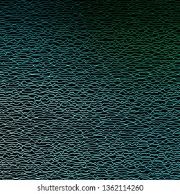 Dark Green vector layout with curves. Gradient illustration in simple style with bows. Best design for your posters, banners.