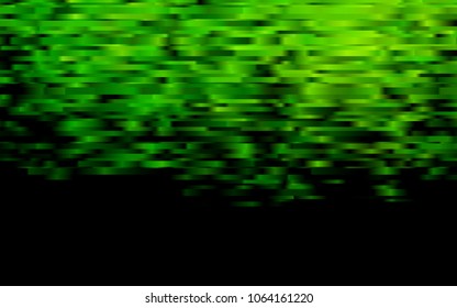 Dark Green vector layout with flat lines. Decorative shining illustration with lines on abstract template. The pattern can be used for busines ad, booklets, leaflets