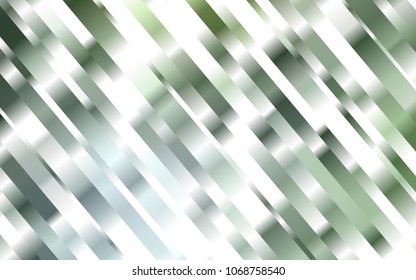 Dark Green vector layout with flat lines. Lines on blurred abstract background with gradient. The pattern can be used for websites.