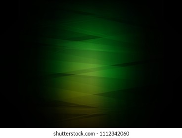 Dark Green vector layout with flat lines. Modern geometrical abstract illustration with staves. The pattern can be used for busines ad, booklets, leaflets