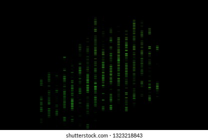 Dark Green vector layout with flat lines. Blurred decorative design in simple style with lines. Best design for your ad, poster, banner.