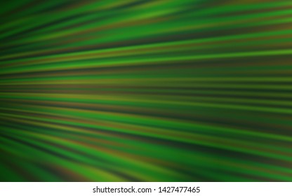 Dark Green vector layout with flat lines. Colorful shining illustration with lines on abstract template. Pattern for your busines websites.