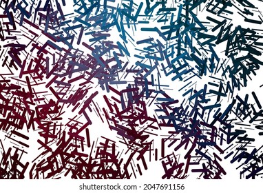 Dark green vector layout with flat lines. Lines on blurred abstract background with gradient. Backdrop for TV commercials.