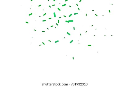Dark Green vector layout with flat lines. Glitter abstract illustration with colored sticks. The template can be used as a background.