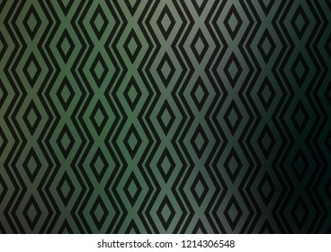 Dark Green vector layout with lines, rectangle. Shining colorful illustration with lines, rectangles. Pattern for websites, landing pages.
