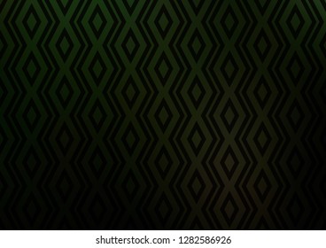 Dark Green vector layout with lines, rectangle. Modern geometric abstract illustration with lines, squares. Pattern for websites, landing pages.