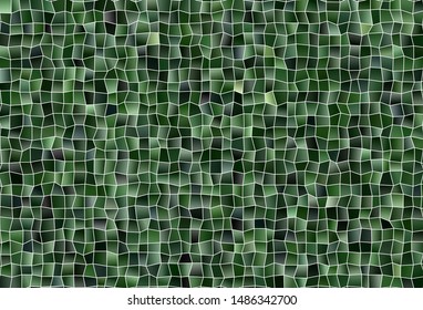 Dark Green vector layout with lines, rectangles. Abstract gradient illustration with rectangles. Pattern for commercials.