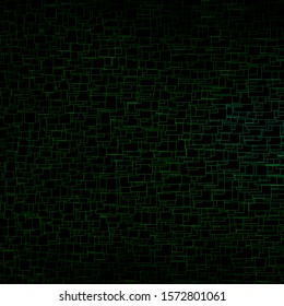 Dark Green vector layout with lines, rectangles. Colorful illustration with gradient rectangles and squares. Pattern for business booklets, leaflets