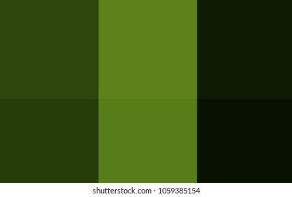 Green Color Palette Vector Illustration Stock Vector (Royalty Free ...