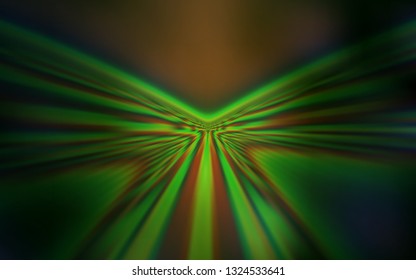 Dark Green vector layout with wry lines. A sample with colorful lines, shapes. Abstract design for your web site.