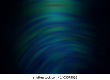 Dark Green vector layout with wry lines. A completely new colorful illustration in simple style. Elegant pattern for a brand book.