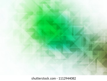 Dark Green vector low poly layout. Colorful abstract illustration with gradient. Brand new design for your business.