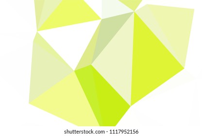 Dark Green vector low poly texture. Elegant bright polygonal illustration with gradient. Brand new style for your business design.