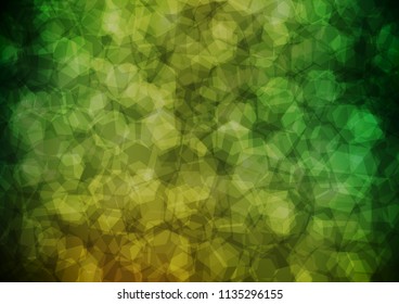 Dark Green vector low poly pattern. Colorful illustration in abstract style with gradient. Brand new design for your business.