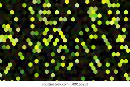 Dark Green vector low poly background. A sample with a polygonal design. Low poly illustration, low polygonal background.