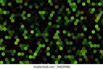 Dark Green vector low poly background. A sample with a polygonal design. Low poly illustration, low polygonal background.
