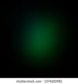 Dark Green vector modern blurred backdrop. Colorful abstract illustration with gradient. New design for applications.