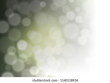 Dark Green vector modern bokeh pattern. Creative illustration in halftone style with gradient. A completely new template for your design.