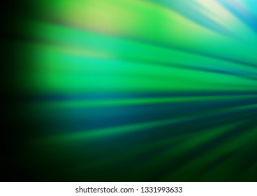 Dark Green vector modern bokeh pattern. An elegant bright illustration with gradient. Brand new design for your business.