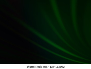 Dark Green vector modern bokeh pattern. Creative illustration in halftone style with gradient. The background for your creative designs.