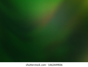 Dark Green vector modern bokeh pattern. Creative illustration in halftone style with gradient. The best blurred design for your business.