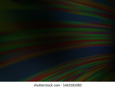 Dark Green vector modern bokeh pattern. Colorful illustration in blurry style with gradient. The blurred design can be used for your web site.
