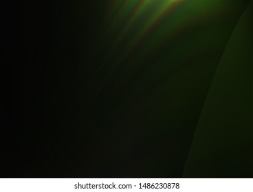 Dark Green vector modern bokeh pattern. A vague abstract illustration with gradient. The blurred design can be used for your web site.