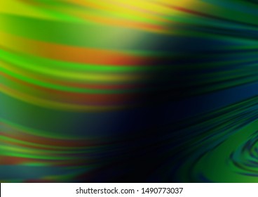 Dark Green vector modern bokeh pattern. Modern geometrical abstract illustration with gradient. The blurred design can be used for your web site.
