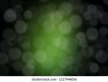 Dark Green vector modern elegant bokeh template. An elegant bright illustration with gradient. Brand new style for your business design.