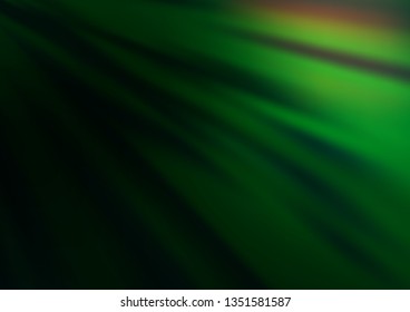 Dark Green vector modern elegant background. Glitter abstract illustration with an elegant design. The elegant pattern for brand book.
