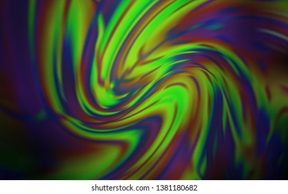 Dark Green vector modern elegant backdrop. Colorful abstract illustration with gradient. Background for designs.