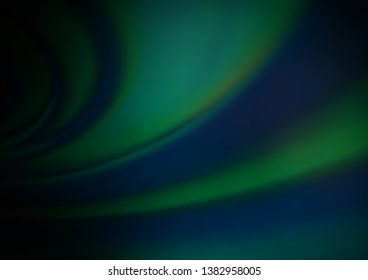 Dark Green vector modern elegant background. Modern geometrical abstract illustration with gradient. The best blurred design for your business.