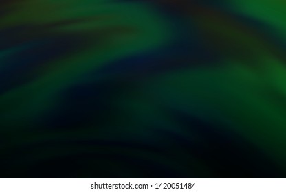 Dark Green vector modern elegant background. Colorful illustration in abstract style with gradient. The best blurred design for your business.