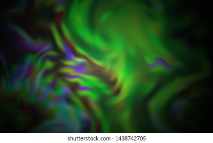 Dark Green vector modern elegant layout. Glitter abstract illustration with gradient design. Background for designs.