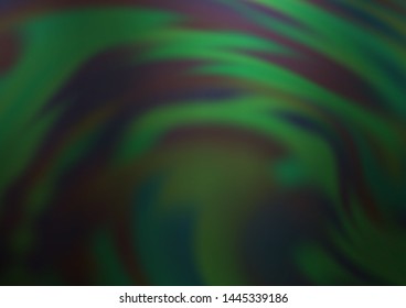 Dark Green vector modern elegant background. Glitter abstract illustration with an elegant design. A new texture for your design.