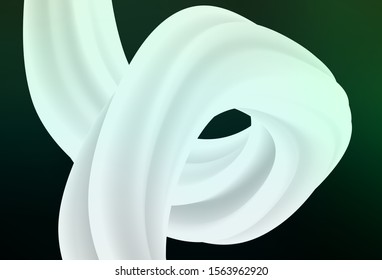 Dark Green vector modern elegant layout. Creative illustration in halftone style with gradient. Smart design for your work.