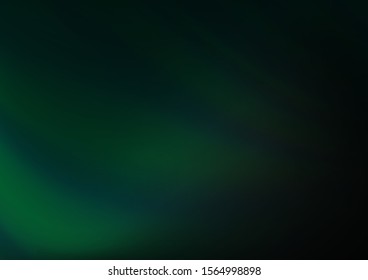 Dark Green vector modern elegant template. Colorful illustration in blurry style with gradient. The template for backgrounds of cell phones.