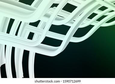 Dark Green vector modern elegant background. Glitter abstract illustration with gradient design. Blurred design for your web site.
