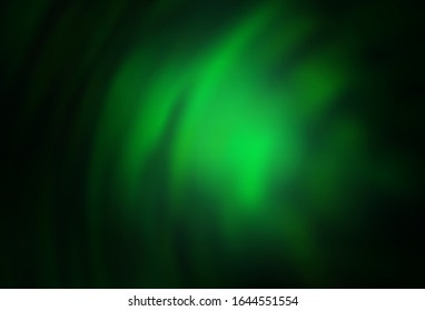 Dark Green vector modern elegant backdrop. A completely new colored illustration in blur style. New style design for your brand book.