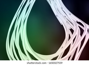 Dark Green vector modern elegant backdrop. Colorful abstract illustration with gradient. New style for your business design.