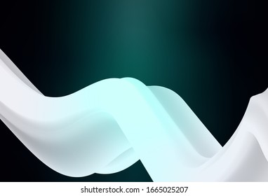 Dark Green vector modern elegant background. Abstract colorful illustration with gradient. New design for your business.
