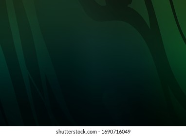 Dunkelgrüne Vektorillustration, moderne, elegante Kulisse. Neue farbige Illustration im unscharfen Stil mit Farbverlauf. Das beste unscharfe Design für Ihr Unternehmen.
