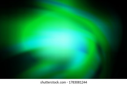 Dark Green vector modern elegant layout. Creative illustration in halftone style with gradient. Blurred design for your web site.